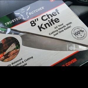 NEW 8" Chef Knife~As Seen on TV~Trusted Butcher~Kitchen~Cooking
